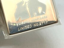 【内袋未開封 未使用品】ZIPPO ジッポー ライター 2000年製 yusaku matsuda 松田優作 リミテッドエディション 限定品 シリアル入り_画像5