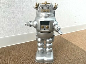  lobby The robot battery type self-propulsion figure height 24. junk retro antique 