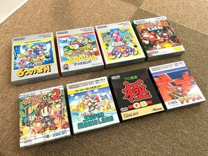 [ all instructions * plastic case * box attaching normal operation verification settled ]GAMEBOY Game Boy soft 8 point summarize super Mario Land 3wa rio Land other 