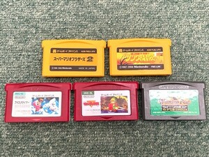 Nintendo 任天堂 GAMEBOY ゲームボーイ アドバンス ソフト 5点 まとめ リンクの冒険 ゼルダの伝説1 など 現状品