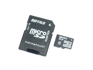 動作保証！送料無料！BUFFALO 変換アダプター ＋ microSDHC 8GB クラス④