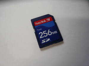 動作保証！SanDisk ＳＤカード 256MB