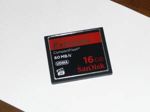 動作保証！SanDisk Extreme CFカード 16GB