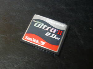 動作保証！SanDisk UltraⅡ CFカード 2GB