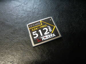 動作保証！RiDATA CFカード 512MB