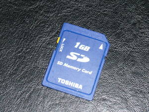 動作保証！TOSHIBA SDカード 1GB 安心の日本製