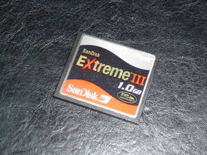 動作保証！SanDisk ExtremeⅢ CFカード 1GB