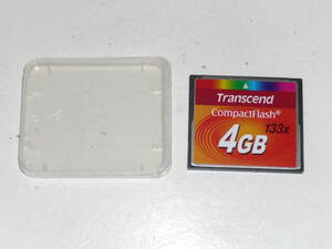  operation guarantee!Transcend CF card 4GB