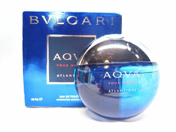 50ml【送料無料】BVLGARI ブルガリ AQVA アクア プールオム Atlantiqve アトランティック オードトワレ