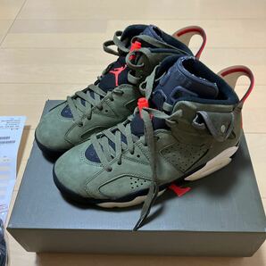 nike travis scott air jordan 6 25.0センチの画像1