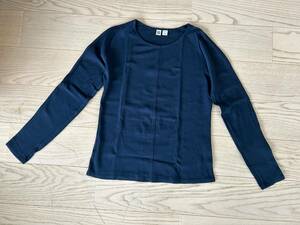 ユニクロU★紺色★長袖カットソー★Size M