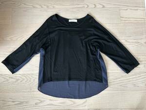 BEAUTY&YOUTH UNITED ARROWS★黒色×紺色★長袖カットソー★Size Free