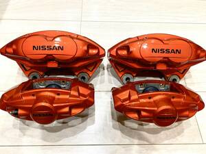  Nissan . суппорт akebonoE52 капитальный ремонт settled V36 сладости - orange 