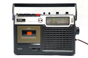 **AIWA TPR-635 radio-cassette electrification possible radio reception possible present condition goods **