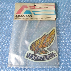 ホンダ HONDA ステッカー KAD23 08309-GS300 2枚入り 未使用 当時物 コレクション の画像1