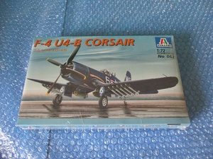 プラモデル イタレリ ITALERI 1/72 コルセア F4U-4B F-4 U4-B CORSAIR 未開封 未組み立て 昔のプラモ 海外のプラモ