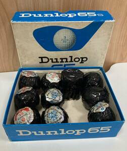 【5364】DUNLOP 65 ゴルフボール GOLF BALLS S80（10球）