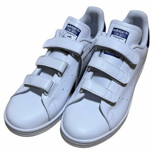 保管品 2020年製 adidas originals stansmith アディダス オリジナルス スタンスミス CF ベルクロ S75188 スニーカー 靴 白青 ①