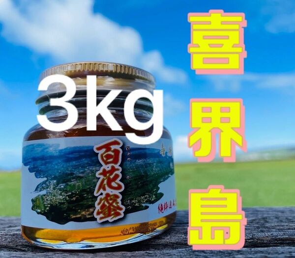 喜界島 百花蜜 3kg 蜂蜜 国産