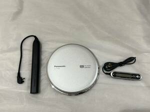[ рабочий товар ]Panasonic SL-CT820-S серебряный портативный CD плеер дистанционный пульт * батарея с футляром CD Walkman Panasonic 