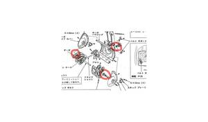 送料無料【フルセット10%Off】ホンダ除雪機 HS80 HS55 オーガ・ブロワ・トランスミッション部 O/H用 ベアリング ファイナルギア