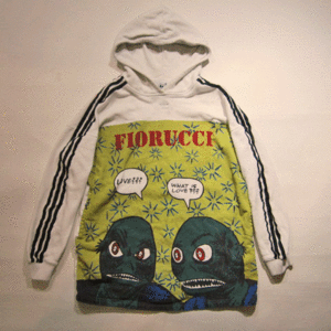 希少！レア！★adidas Originals アディダス オリジナルス FIORUCCI フィオルッチ グラフィックパーカー★メンズMサイズ フーディ―