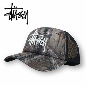 【日本未発売】STUSSY Real Tree Trucker Cap キャップ　ステューシー　リアルツリー　トラッカーキャップ