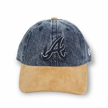 【日本未発売】NEWERA アトランタ　ブレーブス　デニムカーブキャップ　Atlanta Braves ニューエラ　MLB Denim Caps ユニセックス_画像4