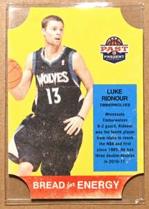 LUKE RIDNOUR (ルーク・リドナー) 2012 Past & Present Bread for Energy Health Life トレーディングカード 【NBA,ウルブズ,wolves】