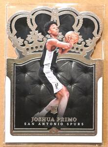 JOSHUA PRIMO (ジョシュア・プリモ) 2020-21 CROWN ROYALE ROOKIE ルーキー トレーディングカード 【NBA,サンアントニオ・スパーズ,SPURS】