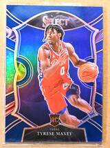 TYRESE MAXEY (タイリース・マクシー) 2020-21 SELECT PRIZM CONCOOURSE,ROOKIE ルーキー トレーディングカード 【NBA,シクサーズ,76ers 】_画像1