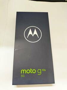 未使用◆motorola moto g53y 5G A301MO ◆モトローラー　アークティックシルバー ワイモバイル 