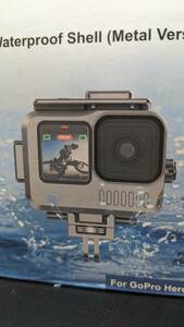 GoPro HERO9，10，11，12対応　メタルバージョン★防水保護ケース★水中ハウジング　新品未開封未使用　水深60m/197FT　水中撮影用