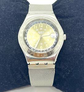 中古　腕時計　swatch スウォッチ　IRONY　アイロニー　稼働確認　電池切　クォーツメンズ腕時計/3581