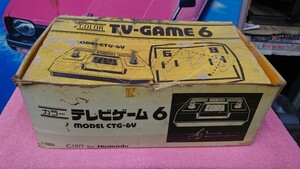 当時物 任天堂 COLOR TV-GAME 6 MODEL CTG-6V ホッケー バレー テニス 通電確認済（検索 ニンテンドー Nintendo 昭和 レトロ MODE IN JAPAN