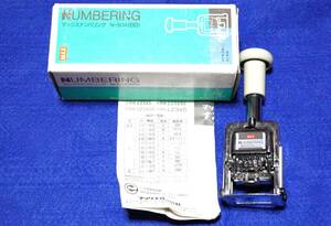 ● MAX NUMBERING N-504 BB マックスナンバリング 5桁4様式C字体 ●