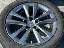 【土日限定!!】レクサス LS 純正 18in 7.5J +32 PCD120 ブリヂストン レグノ 235/50R18 LEXUS 400h 600h バージョンL ハイグロス_画像5