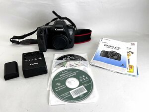 Canon キヤノン デジタル一眼レフカメラ EOS 6D ボディ 充電器・バッテリー・説明書付き 起動OK[01-3774