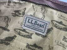 LL BEAN レザー トートバッグ ハンドバッグ ブラウン[19538_画像9