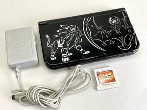  sharing equipped NEW Nintendo 3DS LL body soru galet o* luna a-la pen lack of AC adapter * Pokemon SUN soft attaching screen litter . go in [19550