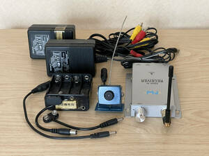  small size camera + receiver +[AC adaptor * battery case *AV cable ]