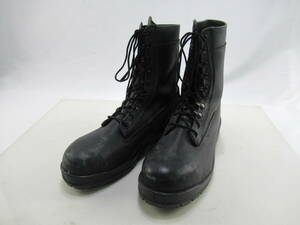 【送900円】1309 インポート BELLE VILLE ベルヴィル コンバットブーツ レザーアッパー 黒 11.5N？ US ARMY ミリタリー vibram サバゲー等