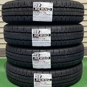 ★全国送料無料★ 2023年製 新品 BRIDGESTONE ブリヂストン NEWNO ニューノ 145/80R13 75S 4本セット