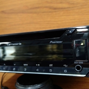 DEH-5500 1DIN carrozzeria CDプレーヤー ラジオ USB Bluetooth 取扱説明書 リモコン マイク付き の画像6