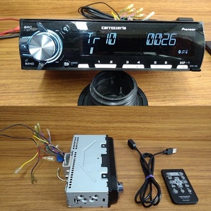 MVH-790 1DIN carrozzeria Bluetooth ラジオ USB リモコン付き メインユニットの画像1