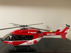 HELI ARTIST製　450クラス スケールヘリコプター　EC145　4枚ローター仕様　メカ付き