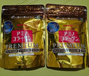  Meiji meiji amino collagen premium amino collagen for refill ×196 gram 2 sack 