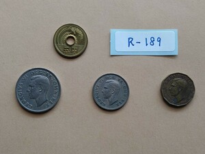 外国コイン　イギリス　(英国)　 (Rー１８９)　古銭　おまとめ　３枚
