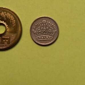 外国コイン スウェーデン (Rー１６３) １０オーレ銀貨 １９５６年の画像3