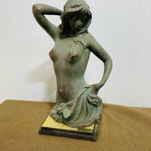 Porcellane d'Arte Scultore D.Polloniato オブジェ 裸婦像　芸術　アート　美術　総重量2.5㎏ ＸＺ3054